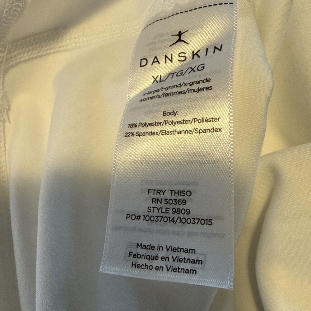 NEW Danskin Sleeveless Golf Dress With Pockets XL White Athleisure W Zip $48 - Picture 8 of 9